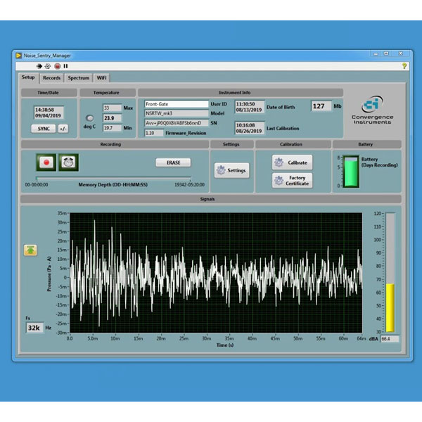 entrega sonometro datalogger