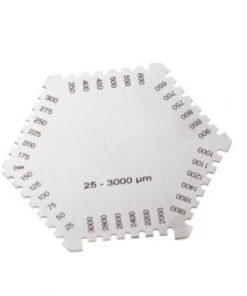 Medidor de espesor para pintura húmeda