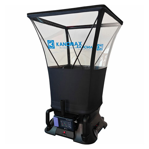 Balómetro Kanomax TABmaster 6720 con capucha de captura de flujo de aire
