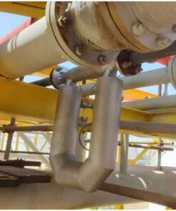 sensor flujo coriolis instalado