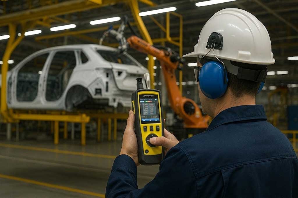 Uso de Medidores de Calidad del Aire Industria PC200