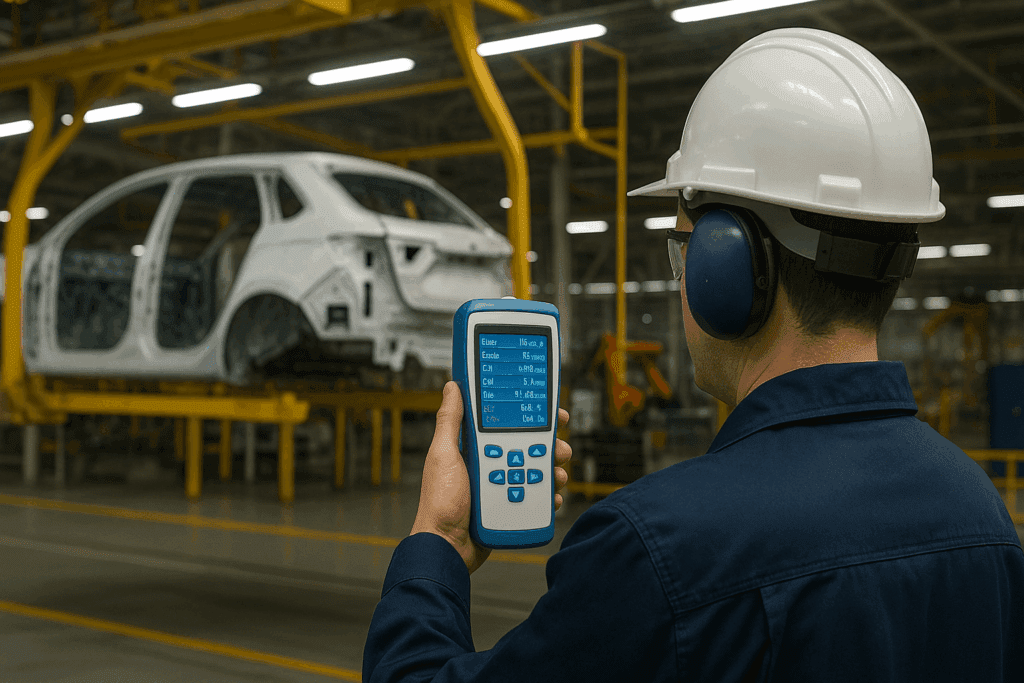 medidor de calidad del aire automotriz