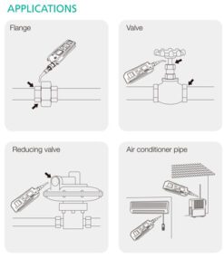 Detector de Fugas de Gas Combustible New Cosmos XP 702IIIS aplicaciones