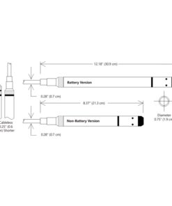 dibujo sensor nivel pt2x seametrics